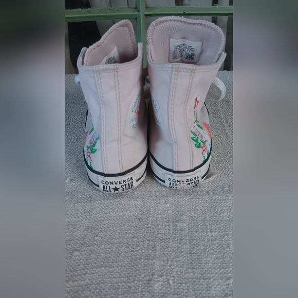 Converse Light Pink High-Top Sneakers - Picture 2 of 8